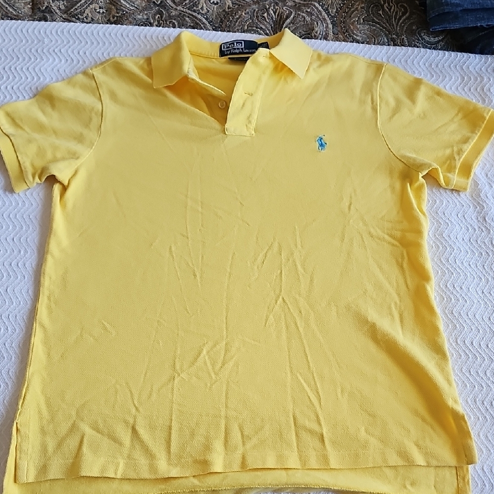 Polo by Ralph Lauren Yellow Cotton Pique Polo Shirt